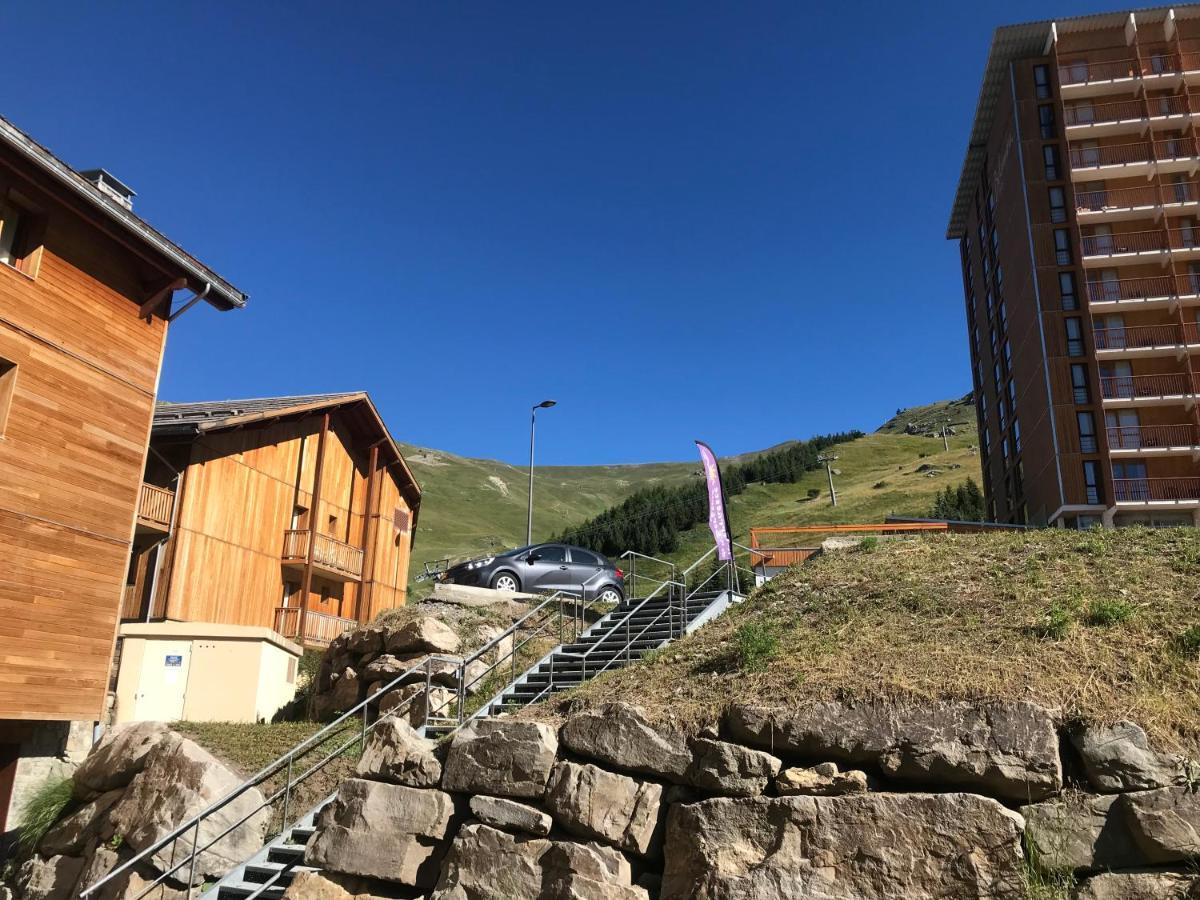 T2 Skis Aux Pieds Les Terrasses De La Bergerie Orcières Exterior foto